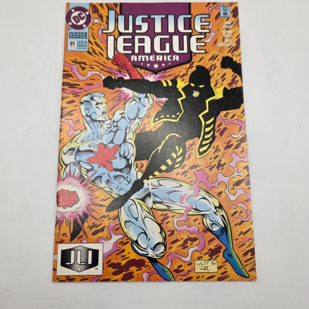 DC Justice League America 81 Captain Atom Shadow Dragon JLI 1993 Vintage Comic